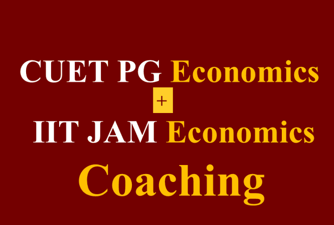 CUET PG Economics, IIT JAM Economics Coaching