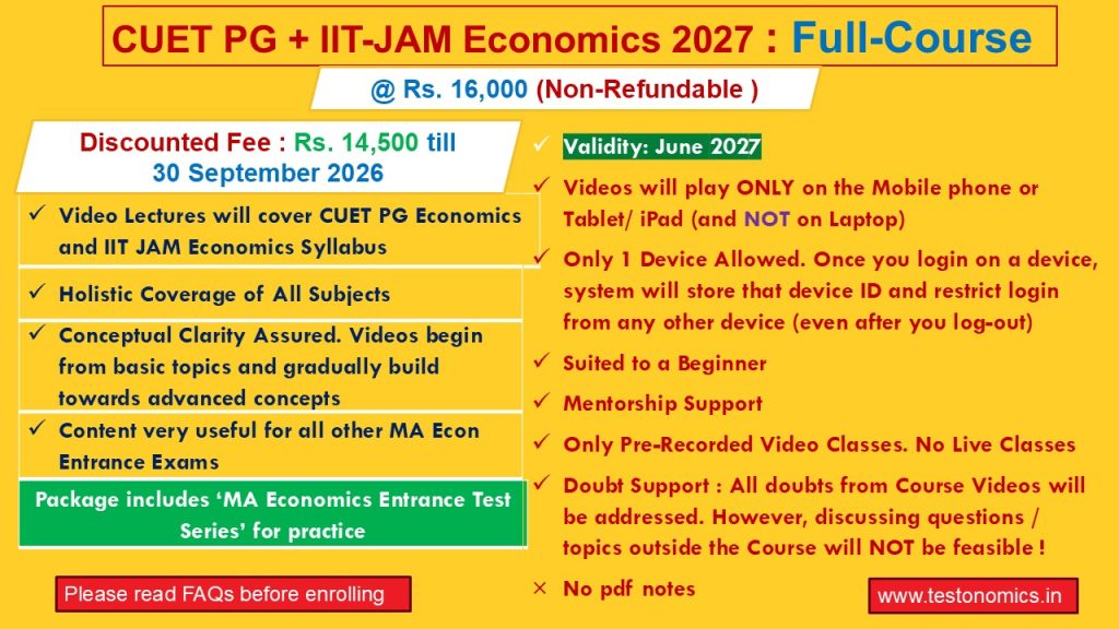 CUET PG Economics Coaching