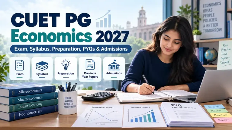 CUET PG Economics 2027 exam, syllabus, preparation, PYQs and admissions guide